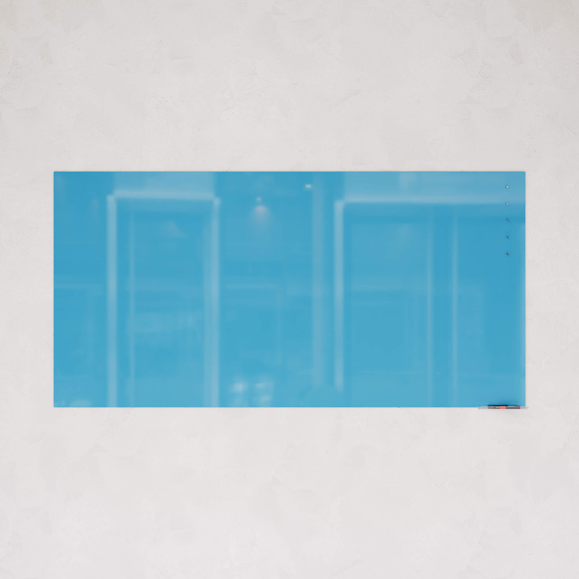 Магнитно-маркерная доска синяя 100 x 200 см