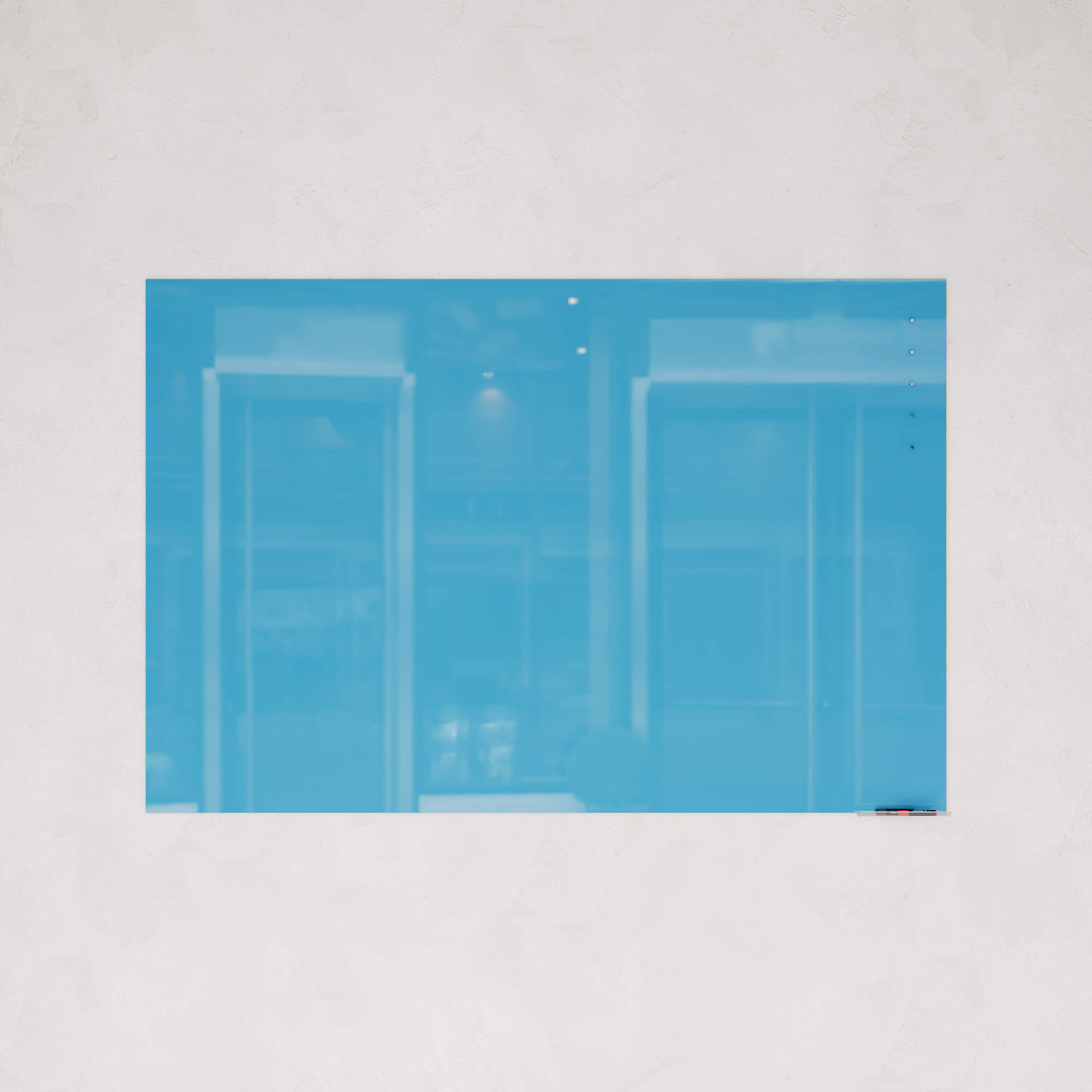 Магнитно-маркерная доска синяя 120 x 180 см