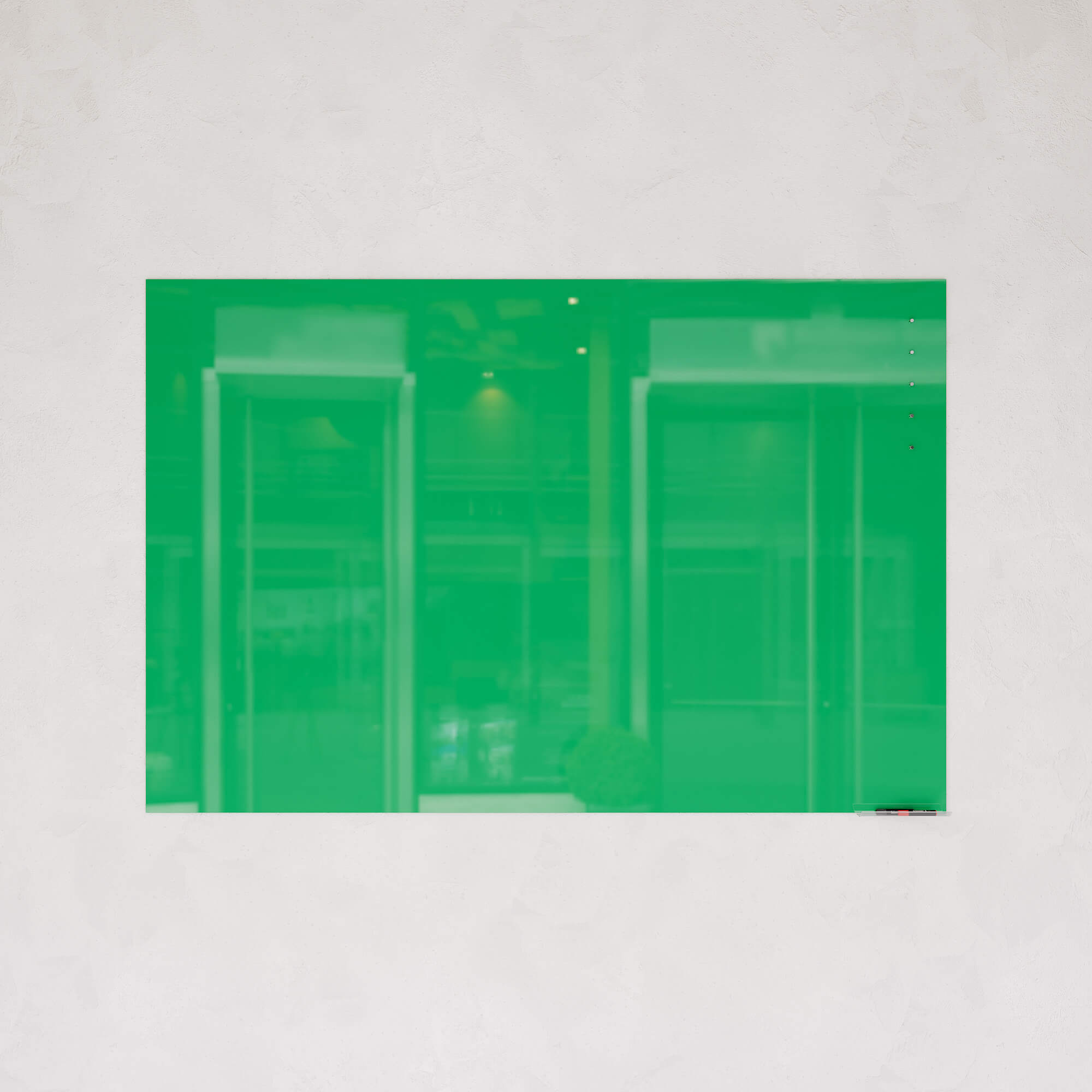 Магнитно-маркерная доска зеленая 120 x 180 см