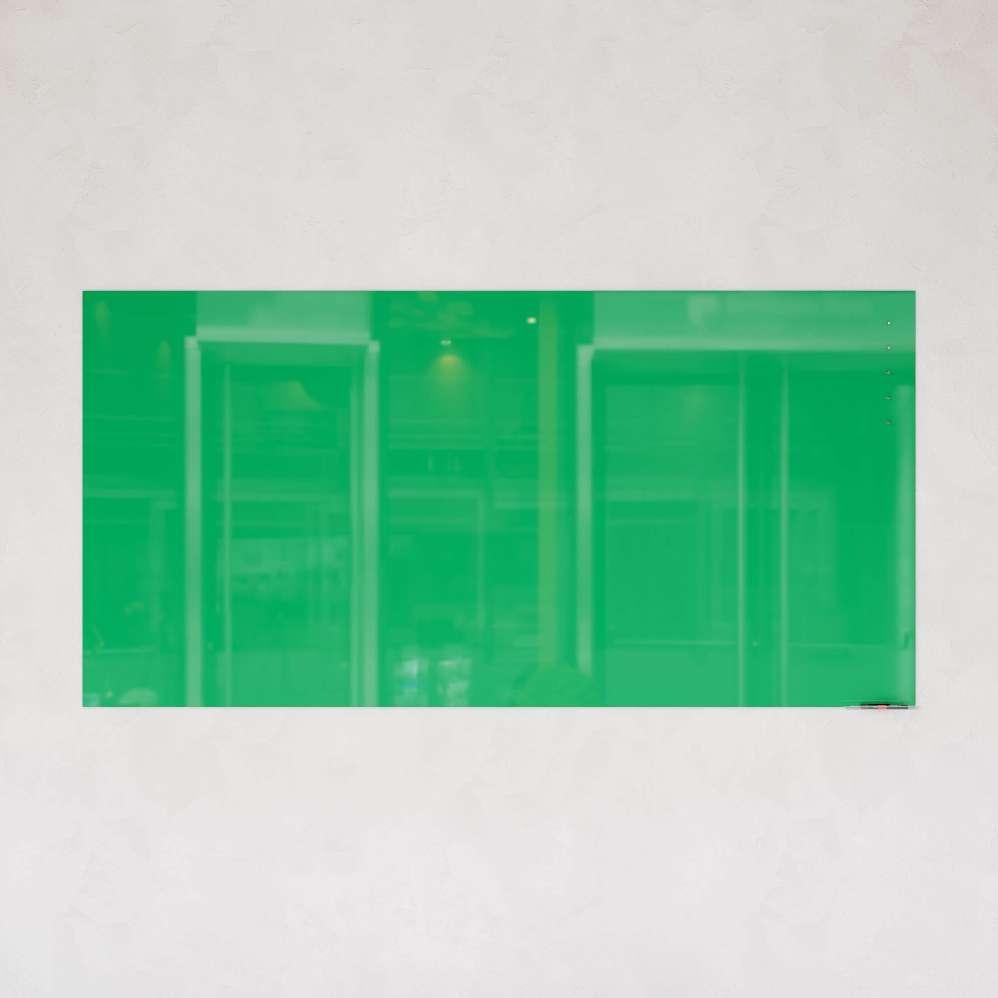 Магнитно-маркерная доска зеленая 120 x 240 см