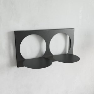 Полка GNUTUM черная, 64 x 34 см