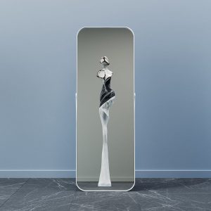 Зеркало в белой раме KUVINUM, 170 х 60 см