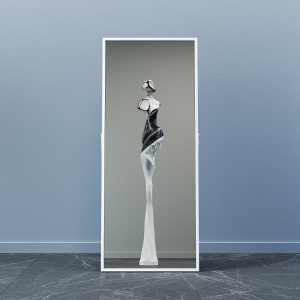 Зеркало в белой раме HALFEUM, 170 х 70 см