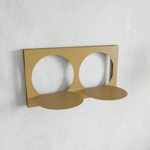 Полка GNUTUM золотая, 64 x 34 см