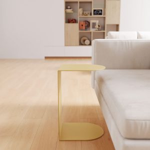 Журнальный столик EVULO золотой, 40 х 35 см