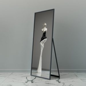 Зеркало в черной раме HALFEUM, 170 х 70 см