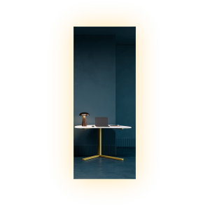 Зеркало с нейтральной подсветкой, HALFEO NF LED L, 169 x 69 см