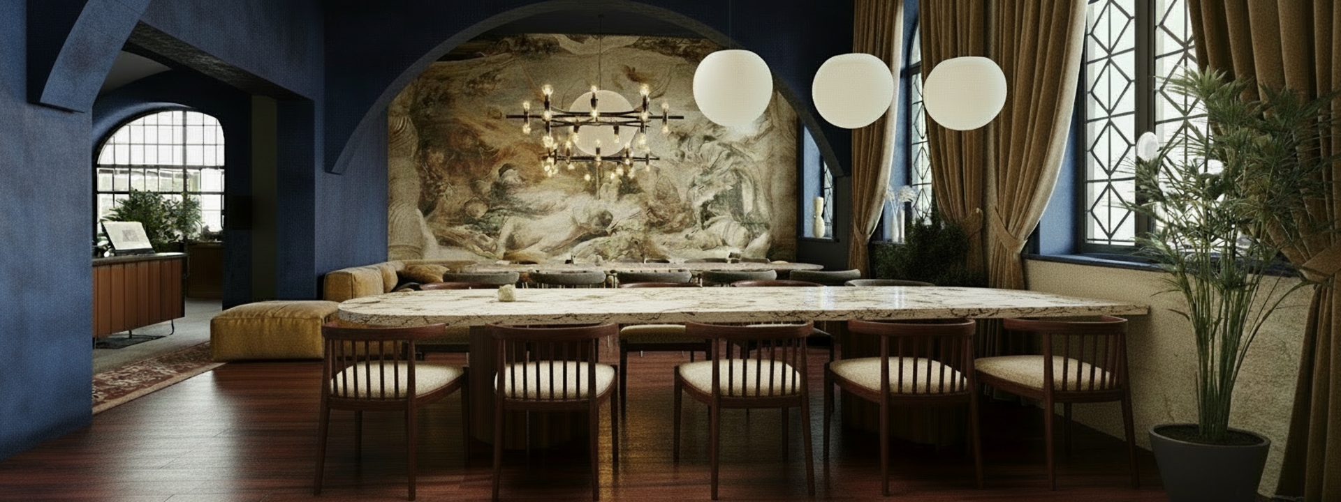 Каменные столы