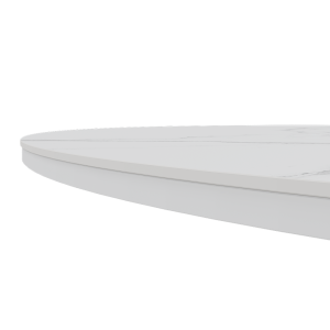 Обеденный стол чёрный TRUBIS Stone L D100 см