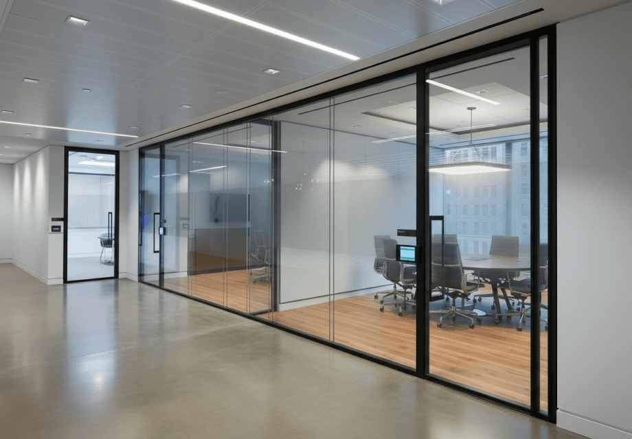 Офисные алюминиевые перегородки
