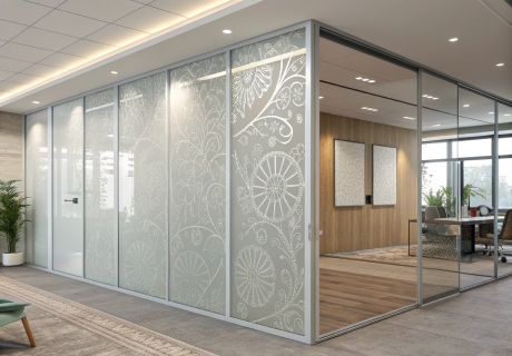 Перегородки с рисунком или узором