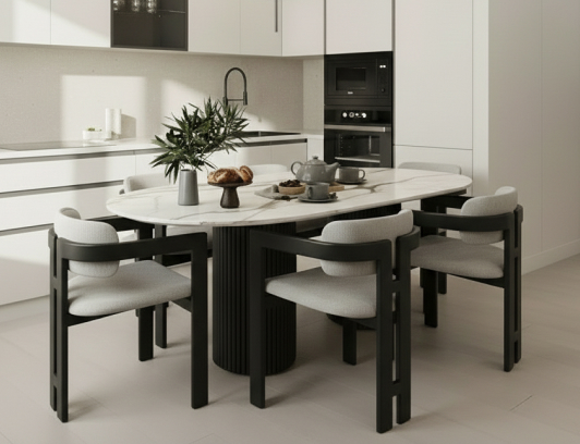 Кухонные каменные столы