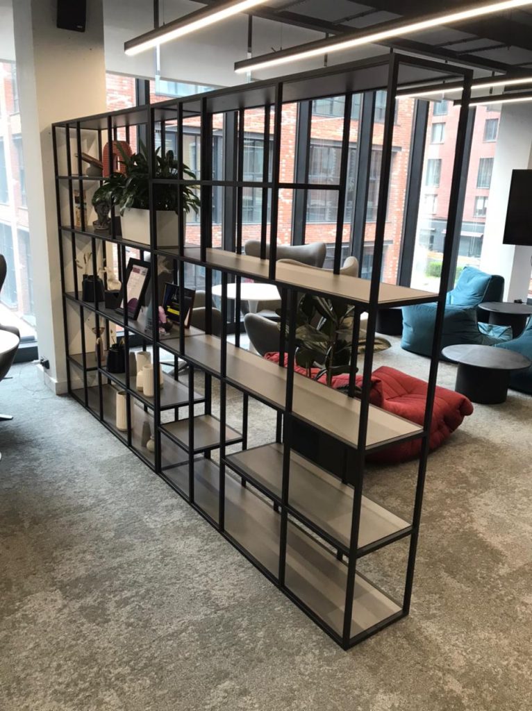 Офисный стеллаж 2 полки ЛДСП