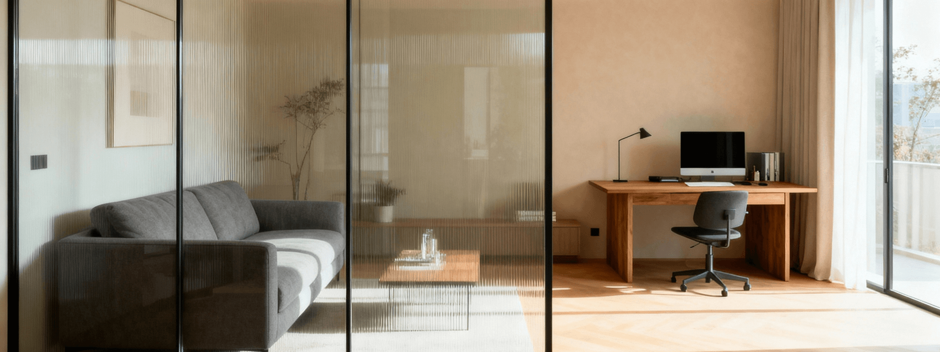 Раздвижные стеклянные перегородки под ваш интерьер