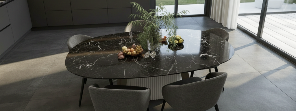 Каменные столы на заказ от GENGLASS — архитектура, созданная камнем