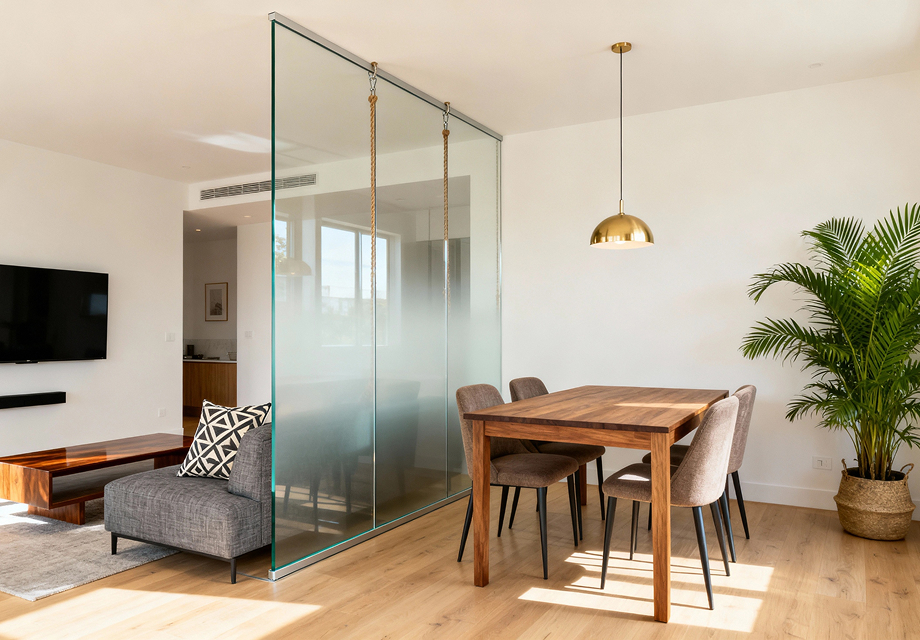 Стеклянные перегородки