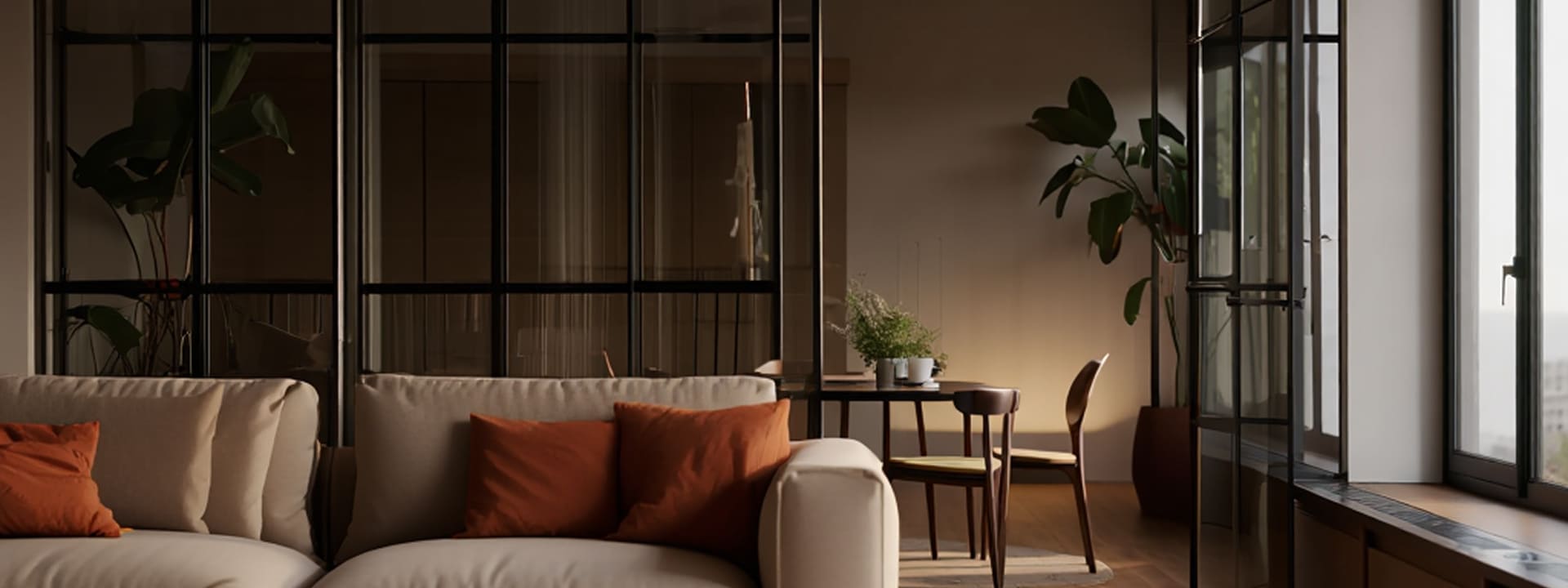 Стеклянные перегородки с дверью под ваш интерьер