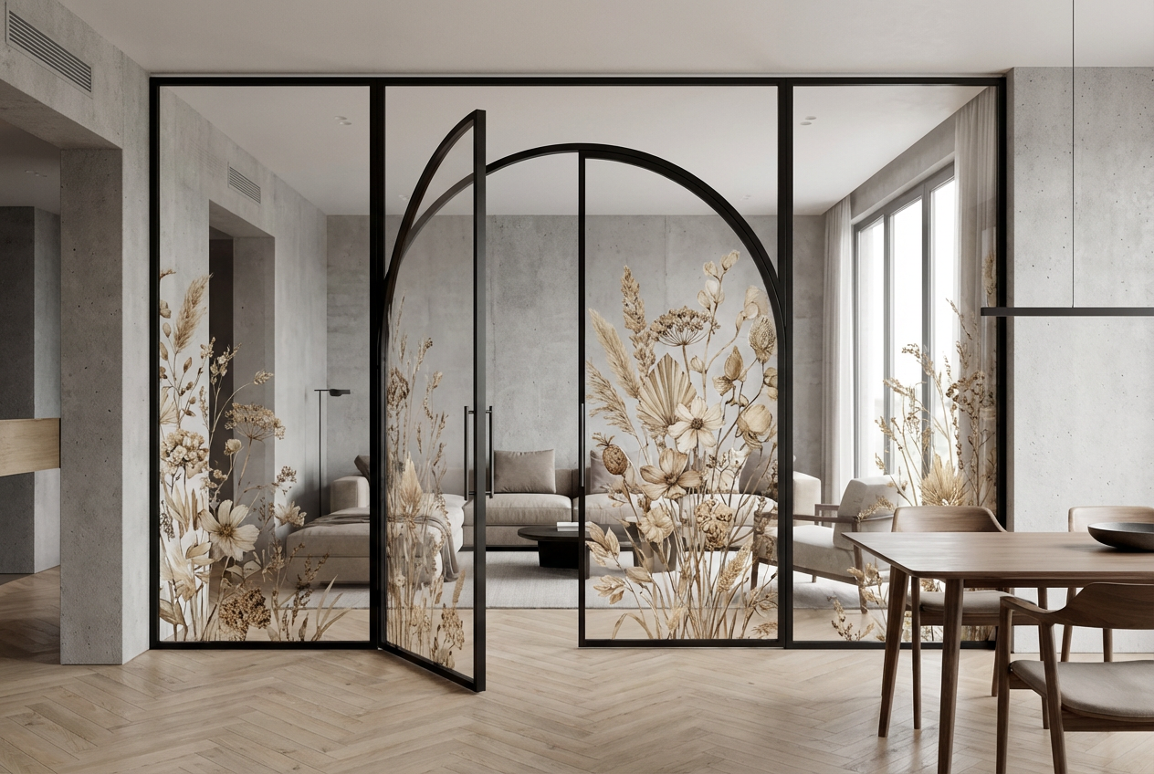 Перегородки с рисунком или узором