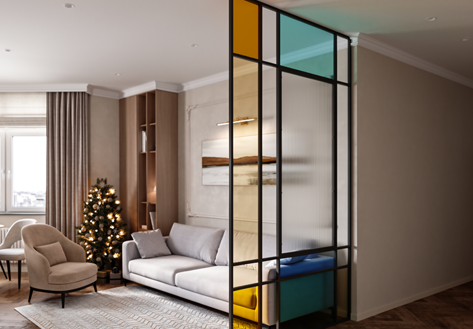 Цветные перегородки