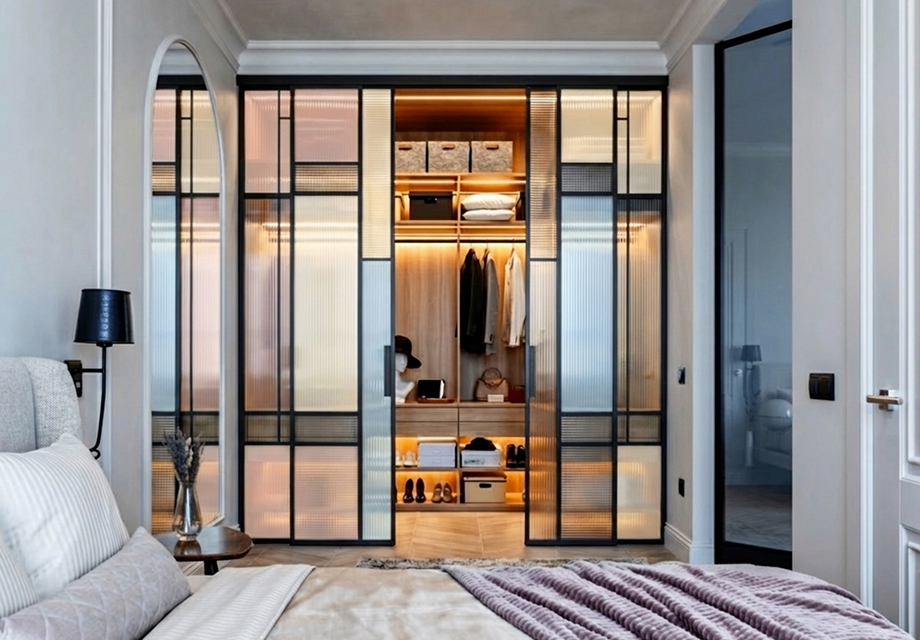 Авторские решения с цветным стеклом