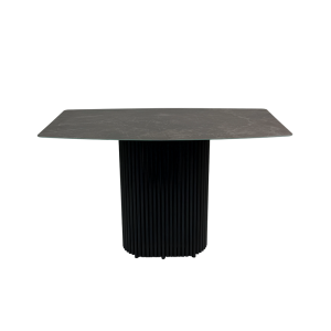 Обеденный стол TRUBIS с фотопечатью под тёмный мрамор, 120 х 71.5 см