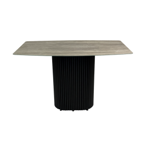 Обеденный стол TRUBIS Wood+Glass с фотопечатью под камень, 120 х 71.5 см